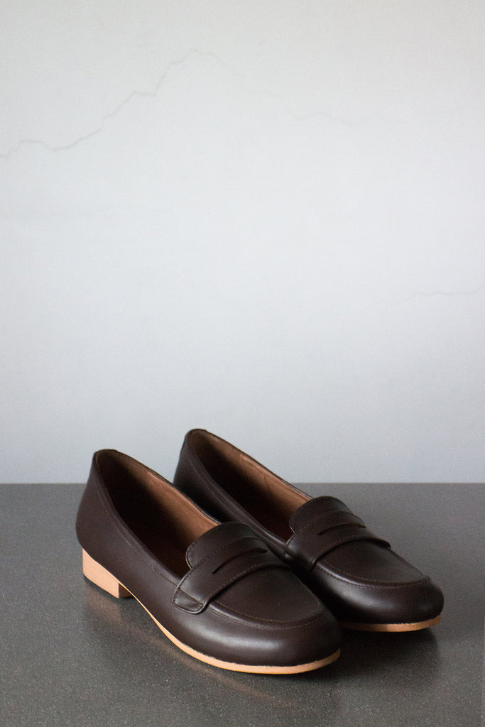 The Penny Loafer in Dark Brown - andanté, loafers - loafers, loafers leather footwear
